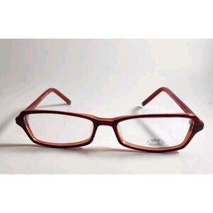 Steve Madden DS250 Burgundy Rectangular Eyeglasses Frames 49-15-135 Handmade NEW